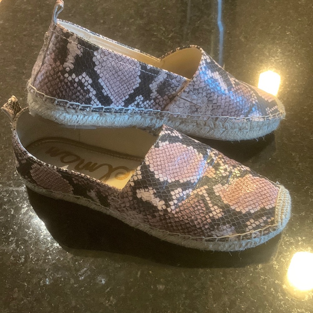 Sam Edelman Snake Skin Espidrilles